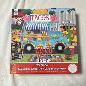 Like New 550 Piece Jigsaw Puzzle “Food Trucks-Tacos” by Ceaco